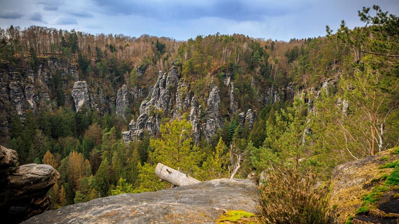Ferienwohnung Zum Sebnitzer Hirsch Esterno foto